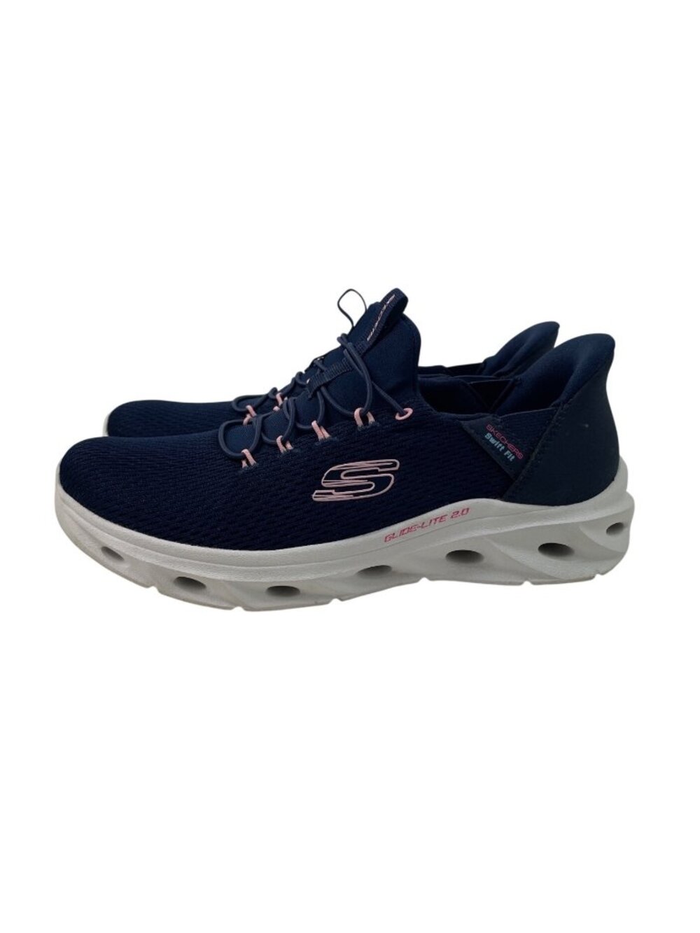 SKECHERS Womens Size 7.5 Navy Blue 179172 Swift-Fit Glide Lite 2.0 Sneaker